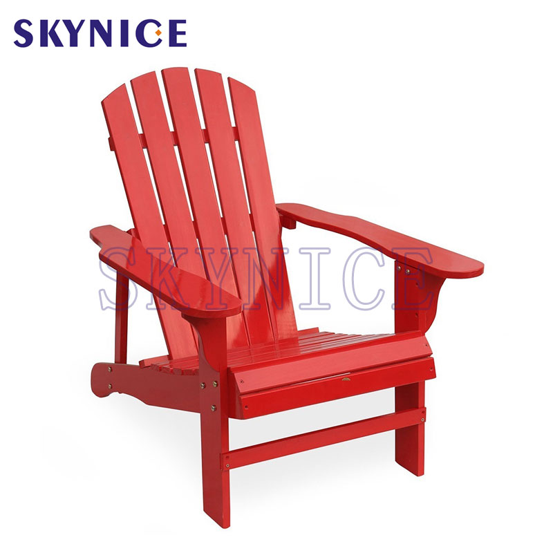 Outdoor Modern Beach Wood Adirondack szék